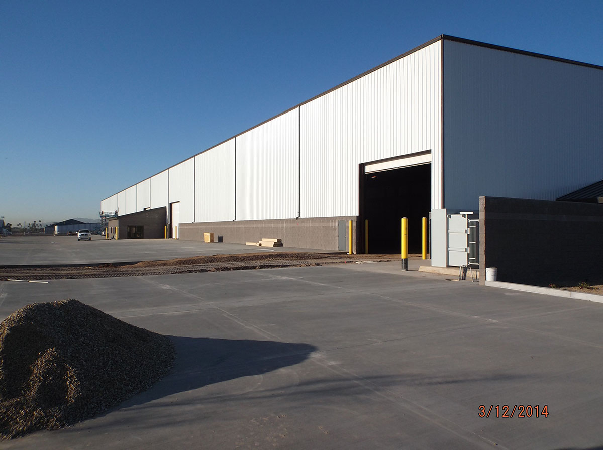 Performance Steel Arizona Distribution Center Update March 2014